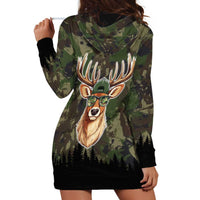 Deer 100 Days of School Hoodie Dress Camo Deer Adventure Forest