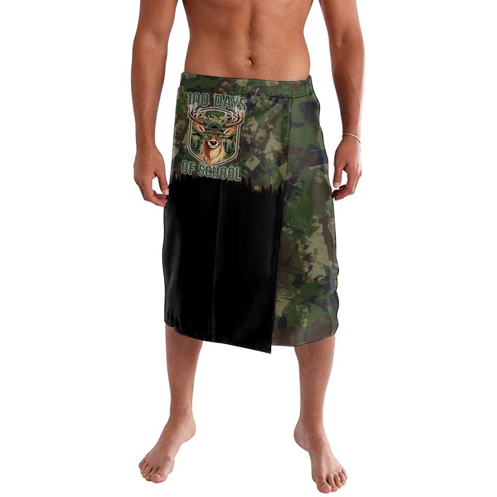 Deer 100 Days of School Lavalava Camo Deer Adventure Forest
