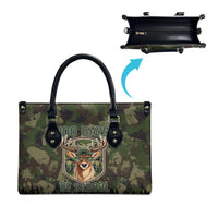 Deer 100 Days of School Leather Bag Camo Deer Adventure Forest