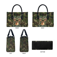 Deer 100 Days of School Leather Bag Camo Deer Adventure Forest