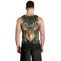 Deer 100 Days of School Men Tank Top Camo Deer Adventure Forest