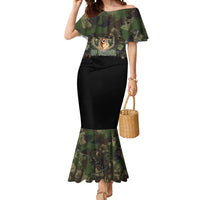 Deer 100 Days of School Mermaid Dress Camo Deer Adventure Forest