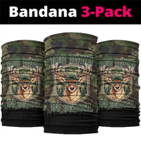 Deer 100 Days of School Neck Gaiter Camo Deer Adventure Forest