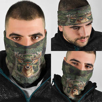 Deer 100 Days of School Neck Gaiter Camo Deer Adventure Forest