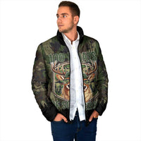 Deer 100 Days of School Padded Jacket Camo Deer Adventure Forest