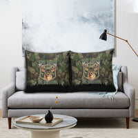 Deer 100 Days of School Pillow Cover Camo Deer Adventure Forest