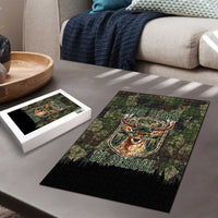 Deer 100 Days of School Puzzle Camo Deer Adventure Forest
