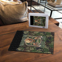 Deer 100 Days of School Puzzle Camo Deer Adventure Forest