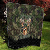 Deer 100 Days of School Quilt Camo Deer Adventure Forest