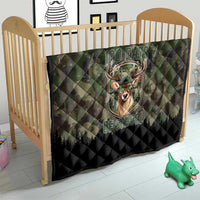 Deer 100 Days of School Quilt Camo Deer Adventure Forest
