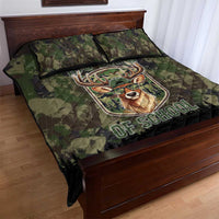 Deer 100 Days of School Quilt Bed Set Camo Deer Adventure Forest