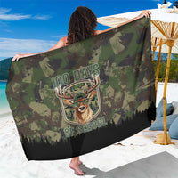 Deer 100 Days of School Sarong Camo Deer Adventure Forest
