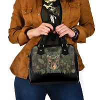 Deer 100 Days of School Shoulder Handbag Camo Deer Adventure Forest