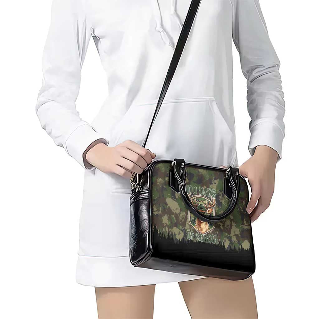 Deer 100 Days of School Shoulder Handbag Camo Deer Adventure Forest