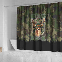 Deer 100 Days of School Shower Curtain Camo Deer Adventure Forest