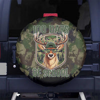 Deer 100 Days of School Spare Tire Cover Camo Deer Adventure Forest