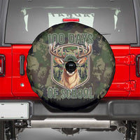 Deer 100 Days of School Spare Tire Cover Camo Deer Adventure Forest