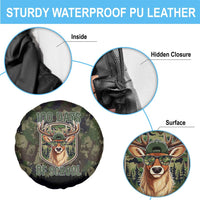 Deer 100 Days of School Spare Tire Cover Camo Deer Adventure Forest