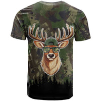 Deer 100 Days of School T Shirt Camo Deer Adventure Forest