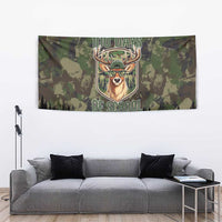 Deer 100 Days of School Tapestry Camo Deer Adventure Forest