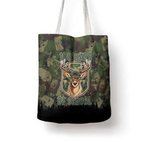 Deer 100 Days of School Tote Bag Camo Deer Adventure Forest