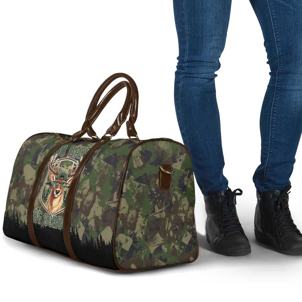 Deer 100 Days of School Travel Bag Camo Deer Adventure Forest