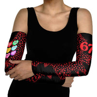 Valentine’s Day 67 Meme Six Seven Arm Sleeves Gen Alpha Conversation Hearts