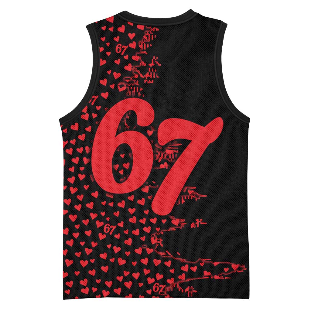 Valentine’s Day 67 Meme Six Seven Basketball Jersey Gen Alpha Conversation Hearts