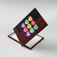 Valentine’s Day 67 Meme Six Seven Canvas Wall Art Gen Alpha Conversation Hearts