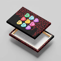 Valentine’s Day 67 Meme Six Seven Canvas Wall Art Gen Alpha Conversation Hearts