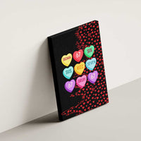 Valentine’s Day 67 Meme Six Seven Canvas Wall Art Gen Alpha Conversation Hearts