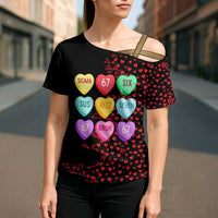 Valentine’s Day 67 Meme Six Seven Cross Shoulder Shirt Gen Alpha Conversation Hearts