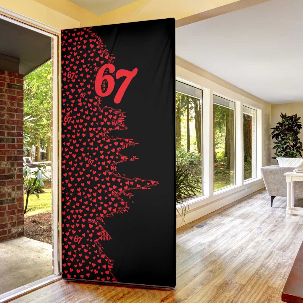 Valentine’s Day 67 Meme Six Seven Door Cover Gen Alpha Conversation Hearts