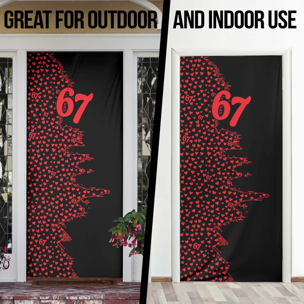 Valentine’s Day 67 Meme Six Seven Door Cover Gen Alpha Conversation Hearts