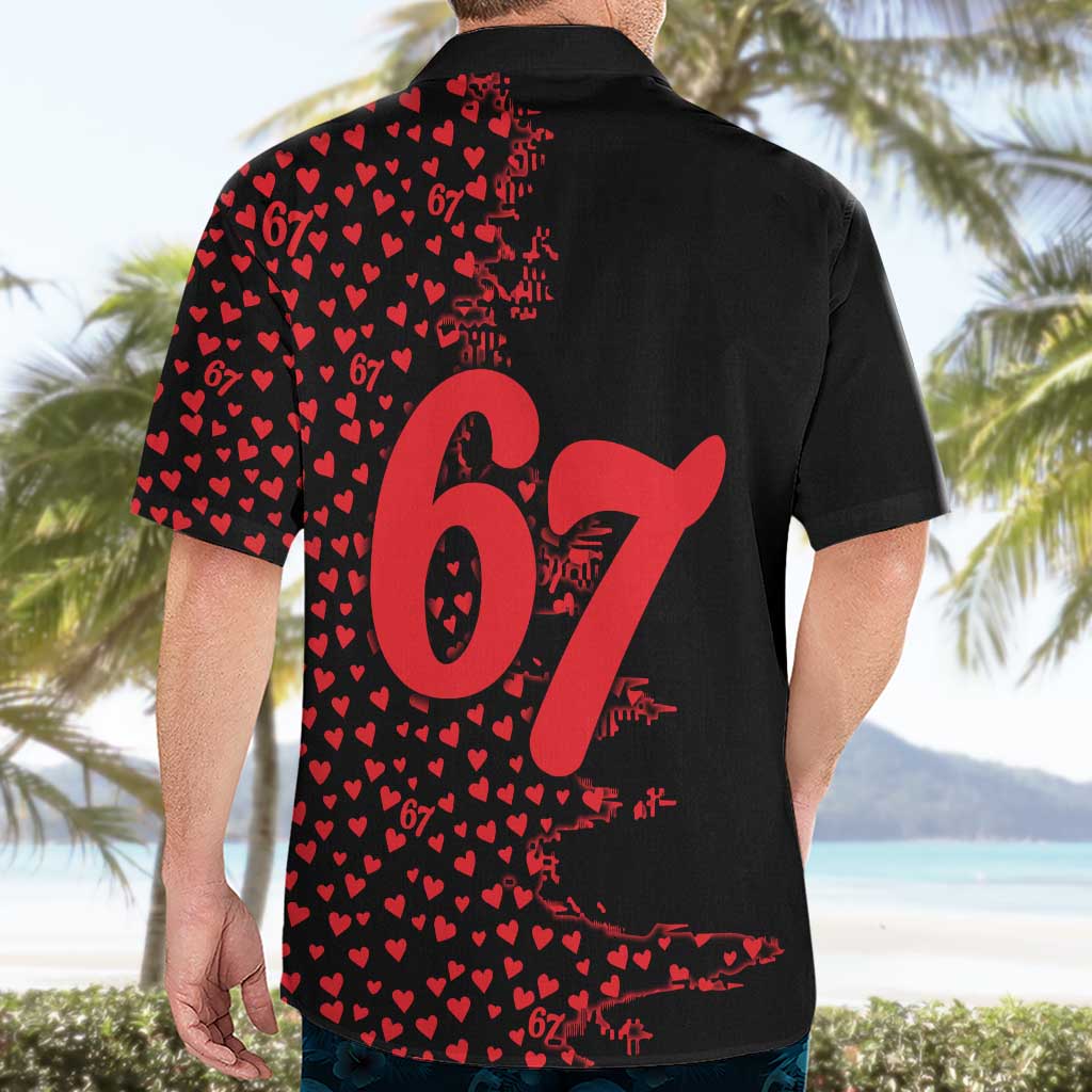 Valentine’s Day 67 Meme Six Seven Hawaiian Shirt Gen Alpha Conversation Hearts