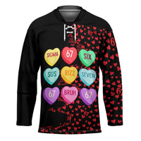 Valentine’s Day 67 Meme Six Seven Hockey Jersey Gen Alpha Conversation Hearts