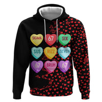 Valentine’s Day 67 Meme Six Seven Hoodie Gen Alpha Conversation Hearts