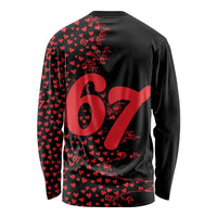 Valentine’s Day 67 Meme Six Seven Long Sleeve Shirt Gen Alpha Conversation Hearts