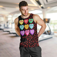 Valentine’s Day 67 Meme Six Seven Men Tank Top Gen Alpha Conversation Hearts
