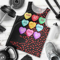Valentine’s Day 67 Meme Six Seven Men Tank Top Gen Alpha Conversation Hearts