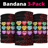 Valentine’s Day 67 Meme Six Seven Neck Gaiter Gen Alpha Conversation Hearts