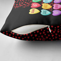 Valentine’s Day 67 Meme Six Seven Pillow Cover Gen Alpha Conversation Hearts