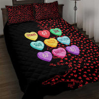 Valentine’s Day 67 Meme Six Seven Quilt Bed Set Gen Alpha Conversation Hearts