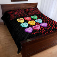 Valentine’s Day 67 Meme Six Seven Quilt Bed Set Gen Alpha Conversation Hearts