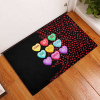 Valentine’s Day 67 Meme Six Seven Rubber Doormat Gen Alpha Conversation Hearts