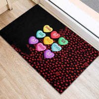 Valentine’s Day 67 Meme Six Seven Rubber Doormat Gen Alpha Conversation Hearts