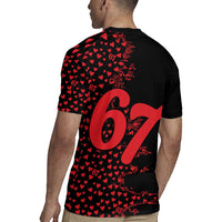 Valentine’s Day 67 Meme Six Seven Rugby Jersey Gen Alpha Conversation Hearts