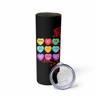 Valentine’s Day 67 Meme Six Seven Skinny Tumbler Gen Alpha Conversation Hearts