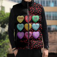Valentine’s Day 67 Meme Six Seven Sleeveless Puffer Jacket Gen Alpha Conversation Hearts