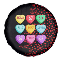 Valentine’s Day 67 Meme Six Seven Spare Tire Cover Gen Alpha Conversation Hearts